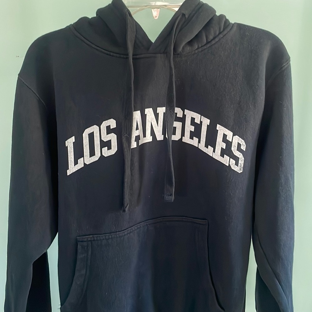 Navy Blue Graphic Hoodie